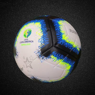 China Custom Made Soft Touch TPU Soft Touch Outdoor Soccer Game Logo Soccer Ball Size 5 Soccer Ball for sale