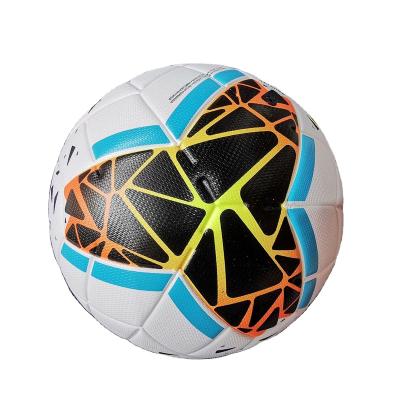 China Soft Touch Low Price Direct Sales Football PU Leather Football Size 5 Soccer Ball Professional Living Fotball for sale