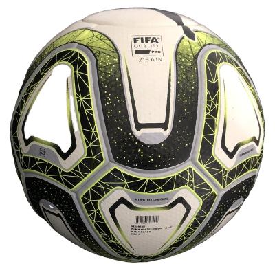 China NEW 2021 Soft Touch Machine Stitched PVC PU Leather Soccer Ball Size 5# American Football Balls Custom Made for sale