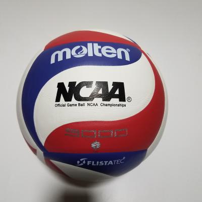 China Soft Touch PU NCAA M5000 Soft Touch Match Volleyball Ball Leather Molten Logo Can Be Customize Size 5 for sale