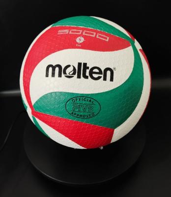 China Official Soft Touch Color Outdoor Indoor Custom Size Beach Weight Standard Size Volleyball 5000 Molten Ball New for sale