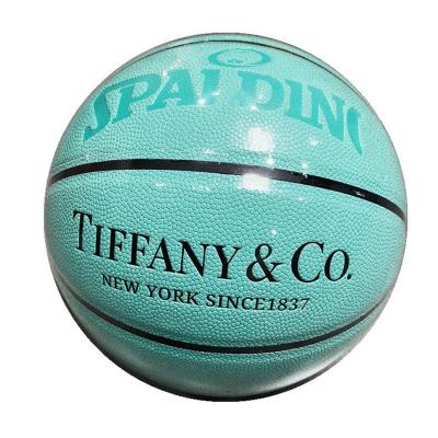 China Basketball Playing Size 7 Official Custom Pattern Fashion Mint Green Basketball Street Ball for sale