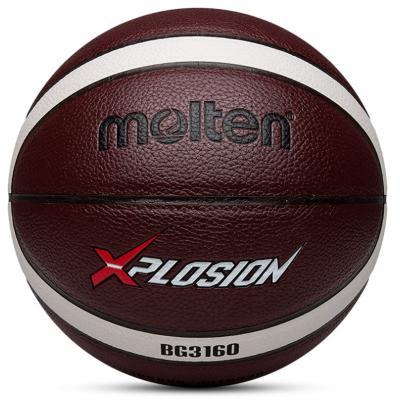 China Fusible Size 7 Official PU Leather Indoor Outdoor Playing Basketball BG3160 Custom Design Ball Basketball Hoop Ball for sale