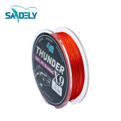 China Samdely Super Strong Manufacture OEM 4strands 100m PE Braided Fishing Line Float Locator for sale