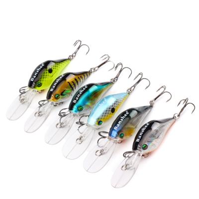 China Wholesale 50mm ABS Plastic 10g Floating Fishing Lure Sounding Mino Hard Groundbait For Fishing Chubby Floating Water Bass Lure With Mouth for sale