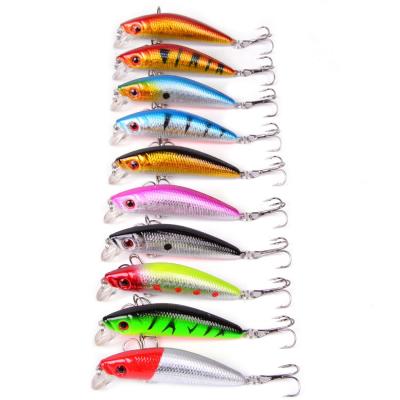 China ABS Plastic Wholesale 7.5cm Mino Lure Simulation Bait Fishing Hard Lure for Fishing Saltwater and Freshwater, Fishing Tackle for sale