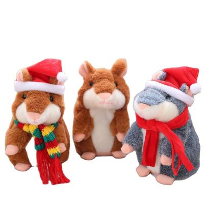 China Plush hamster quality walking and talking records that mimic electric fun toys for sale