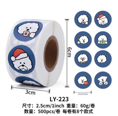 China Vinyl sticker paper sticker label roll flag stamp sealing rolls for sale