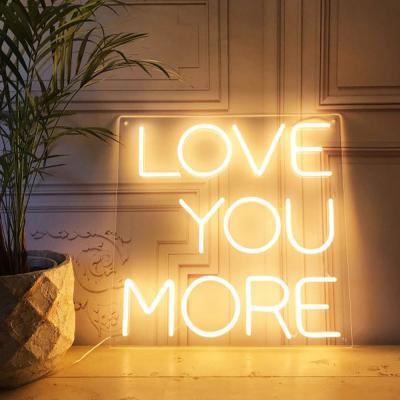 China event & Party Drop Shipping Waterproof Flexible 12v RGB Strips Wall Flex Light Acrylic Words Letter Led Neon Light Custom for sale