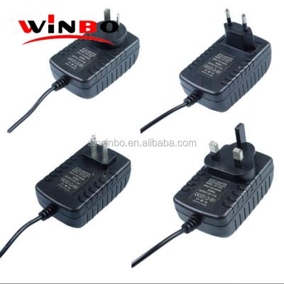 China Winbo Electronic Products Drop Shipping UK EU US AU Wall Plug AC DC Power Supply Adapter 12v 2a 24w for sale