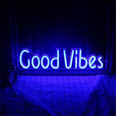 China LANDSCAPE Drop Shipping Flexible Silicone Words Decoration Letter Custom Light Sign RGB Led Flex Neon Lights for sale