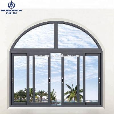 China Sliding Simple Iron Aluminum Window Grills Design Aluminum Sliding House Sliding Modern Doors Windows for sale