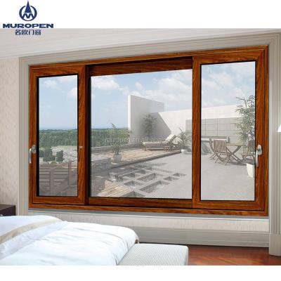 China Sliding Aluminum PVC Motorized Sliding Windows Used for sale