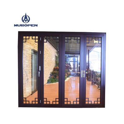 China AS2047 AS/NZS2208 Australian Commercial Residential Chain Folding Aluminum Folding Door for sale