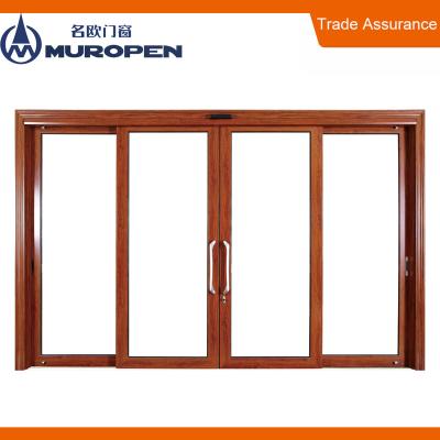 China Sliding Dubai Aluminum Bamboo Overlapping Sliding Door for sale