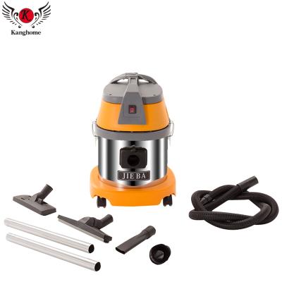 China Hotels Round Stainless Steel Tank 15L Wet And Dry Vacuum Cleaner BF500 Silent Motor For Hotel /Restaurants for sale