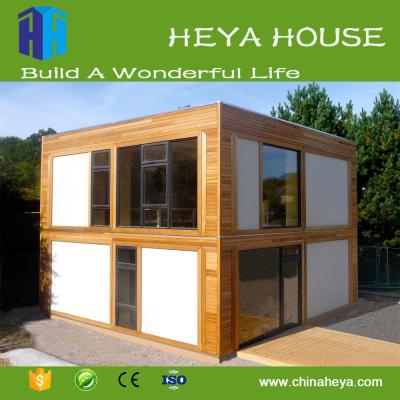 China Office Modern Studio Prefabricated Shipping Container House Big Glass Door 2 Bedrooms for sale