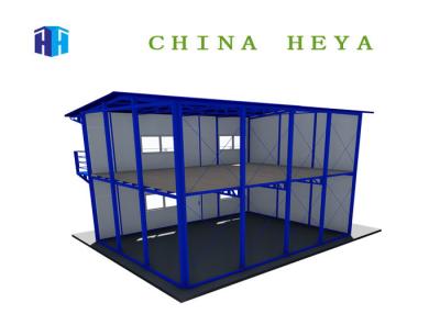 China La casa prefabricada del piso del doble del ahorro de trabajo contiene el aislamiento de calor modular de la construcción del dormitorio en venta