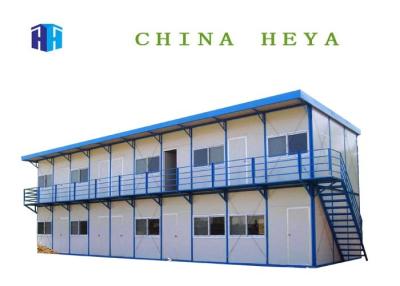 China Caravana económica de 2 pisos, casas modulares dobles de la historia para los cuartos durmientes en venta