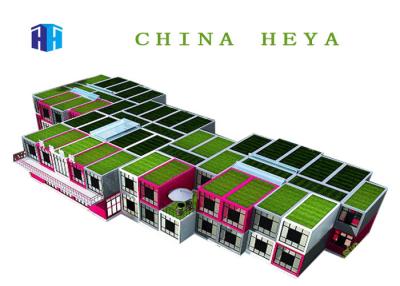 China Waterproof Flat Pack Container House , 2 Story Modular Homes Easy To Assemble for sale