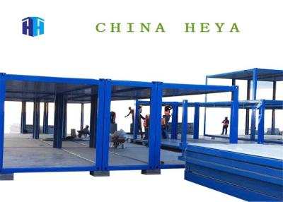 China Casa pré-fabricada do recipiente do bloco liso de 40 Ft nos canteiros de obras impermeáveis à venda