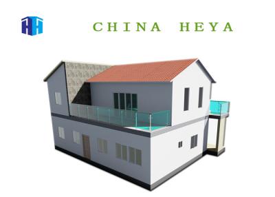 China Casas ultra modernas claras da casa pré-fabricada da construção de aço, casas pré-fabricadas amigáveis de Eco à venda