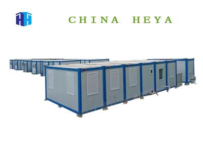 China Germany Africa Flat Pack Container House 200 Workers Temporary Building for sale