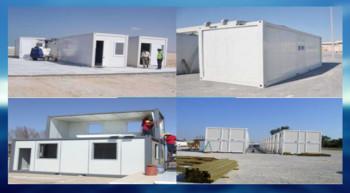 China Easy Install Steel Frame Prefabricated Houses Metal Frame Office Building for sale