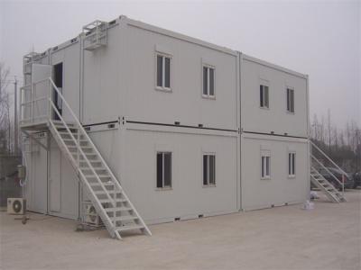 China Flat Roof Multi Stories Prefab Container House Warehouse Industrial Building for sale