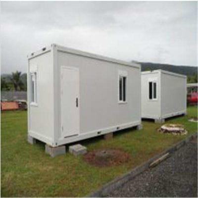 China Standard Flat Pack House , Movable Sandwich Panel Prefab Container House for sale