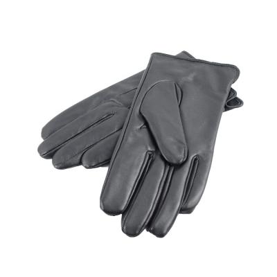 China New Design Plain GLOVEMEN Woman Durable Warm Black Sheepskin Driving Men's Leather Gloves Windproof for sale