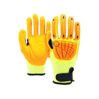 China Anti-smash GLOVEMAN Reusable New Design Durable Builders TPR Anti-friction Anti-impact General Purpose Work Level 3 Cut Resistant Gloves for sale