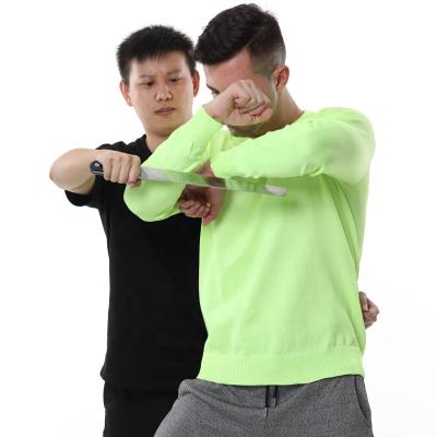 China Good Quality Anti Shear Normal Thin Slash Proof Uhmwpe HPPE Solid Color Police Personal Protective Attack Around Neck T-shirt for sale