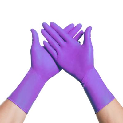 China GLOVEMAM Anti Slip High Quality Nitriles Grease Anti Food Food Processing Cooking Dish Washing Disposable Gloves for sale