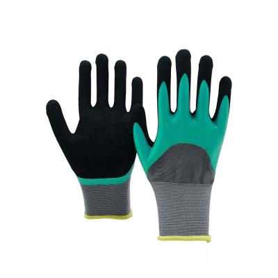 China Anti-smash GLOVEMAN Grip Factory Cute Printing Boys Girls Outdoor Children Hand Protective Children Nitrile Gardening Gloves for sale