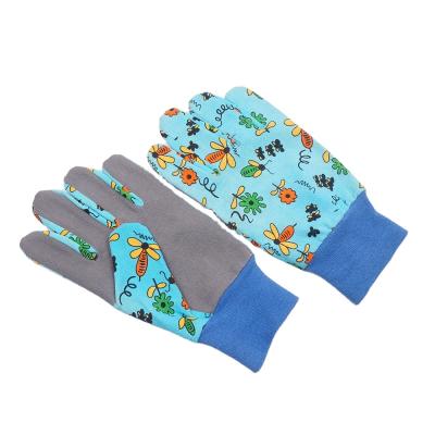 China GLOVEMAN Anti Slip Mowing Children Garden Working Gloves Fashion Children Gloves With PVC Coated For Wholesale for sale