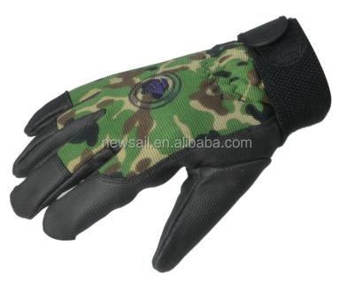 China Forestry GLOVEMAN Camouflage Anti Static PU Work Glove / Cheap Mechanical Gloves for sale