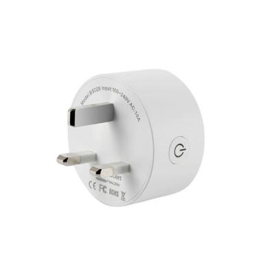 China Lifetime UK Newcomer Security Wifi Smart Plug Convenient Mini 240V 10A Standard High Quality Smart Socket for sale