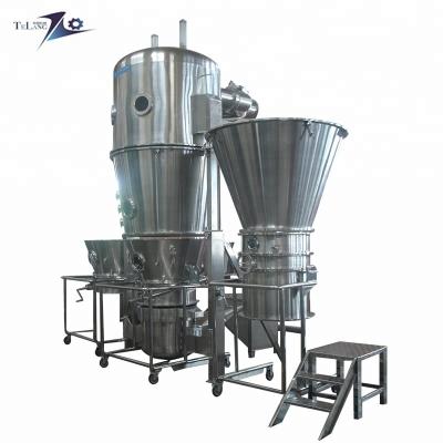 China SUS304 / 316L Stainless Steel Easy To Operate Cheap Price Pigment Cocoa Fluid Bed Granulator for sale