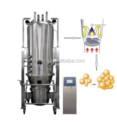 China Drying & factory manufacture granule fluid bed granulation detergent dryer and granulator FL dual capacity fighter bomber machine for sale