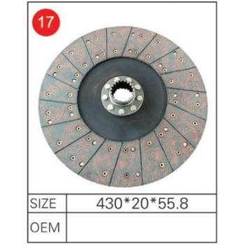 China Truck Clutch disc 12031976 truck parts factory 430 for sale