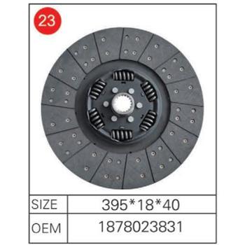 China Heavy Trucks SACHS 1878023831 ATEGO CLUTCH PLATE 395MM for sale