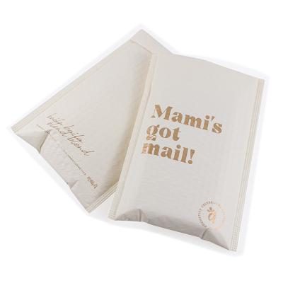 China Wholesale 6*10 Packing Bags Padded Envelope Strong Adhesive Mailing Bag Envelopes Custom Logo White Poly Bubble Mailer for sale