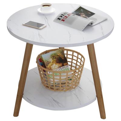 China None Amazon Best Cheap Price Side End Selling High Gloss White Wood Table With Storage Shelf For Bedroom for sale