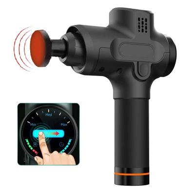 China 260 Speeds Wireless Handheld Massager Gun Heating Head 24V 20W for sale