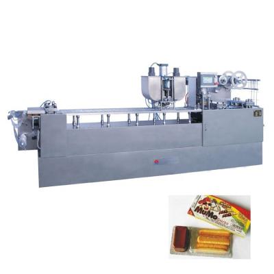 China Small Products 2.2KW Cookies Blister Automatic Packing Machine For Liquid Chocolate for sale