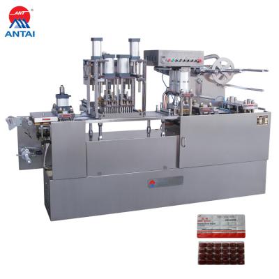 China ANTAI DPB-250 Frozen Food Blister Type Pet Herbs Fish Food Factory Price Blister Packing Machine for sale