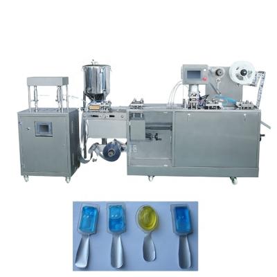 China Automatic Liquid Food Perfume/Butter/Jam/Chocolate/Honey Blister Packaging Machine for sale