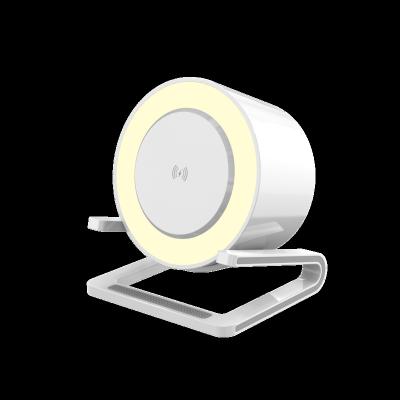 China With 15 Watt Fast Wireless Bluetooth Charging Speaker Lamp With LED Touch Night Light for sale