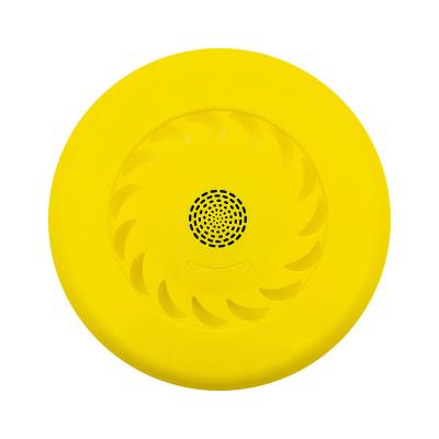 China Waterproof LED Flashing Light Flying Noise with Colorful LED Flashing Light Disc Frisbee Speaker for Sports for sale